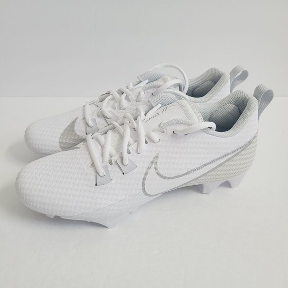 NEW Nike Vapor Edge Speed 3260 2 Football Cleats DA5455-100 Size 8 White Silver